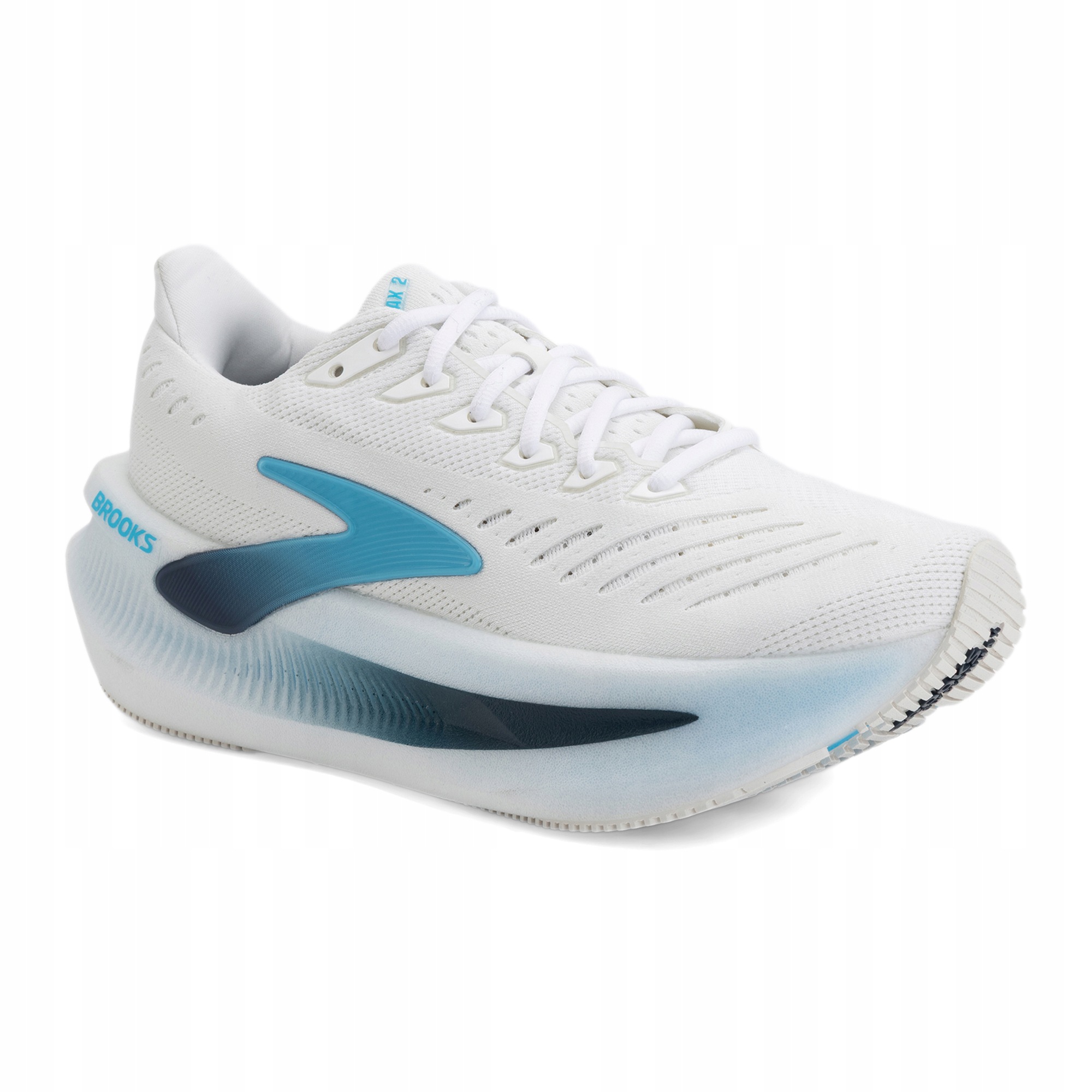 Buty do biegania męskie Brooks Glycerin Max 2 white/blue/spellbound