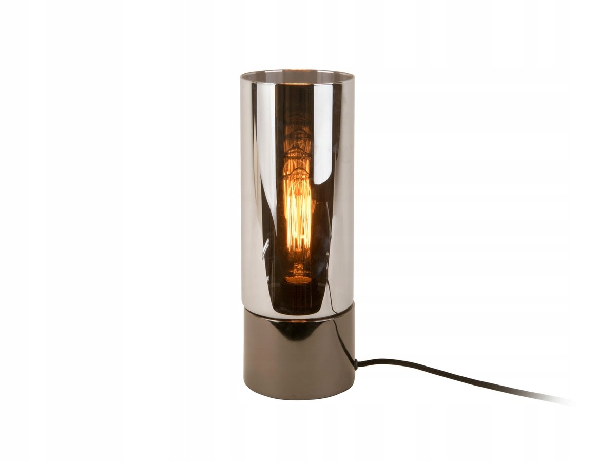 Stojací lampa do obývacího pokoje Lax skleněná, moderní