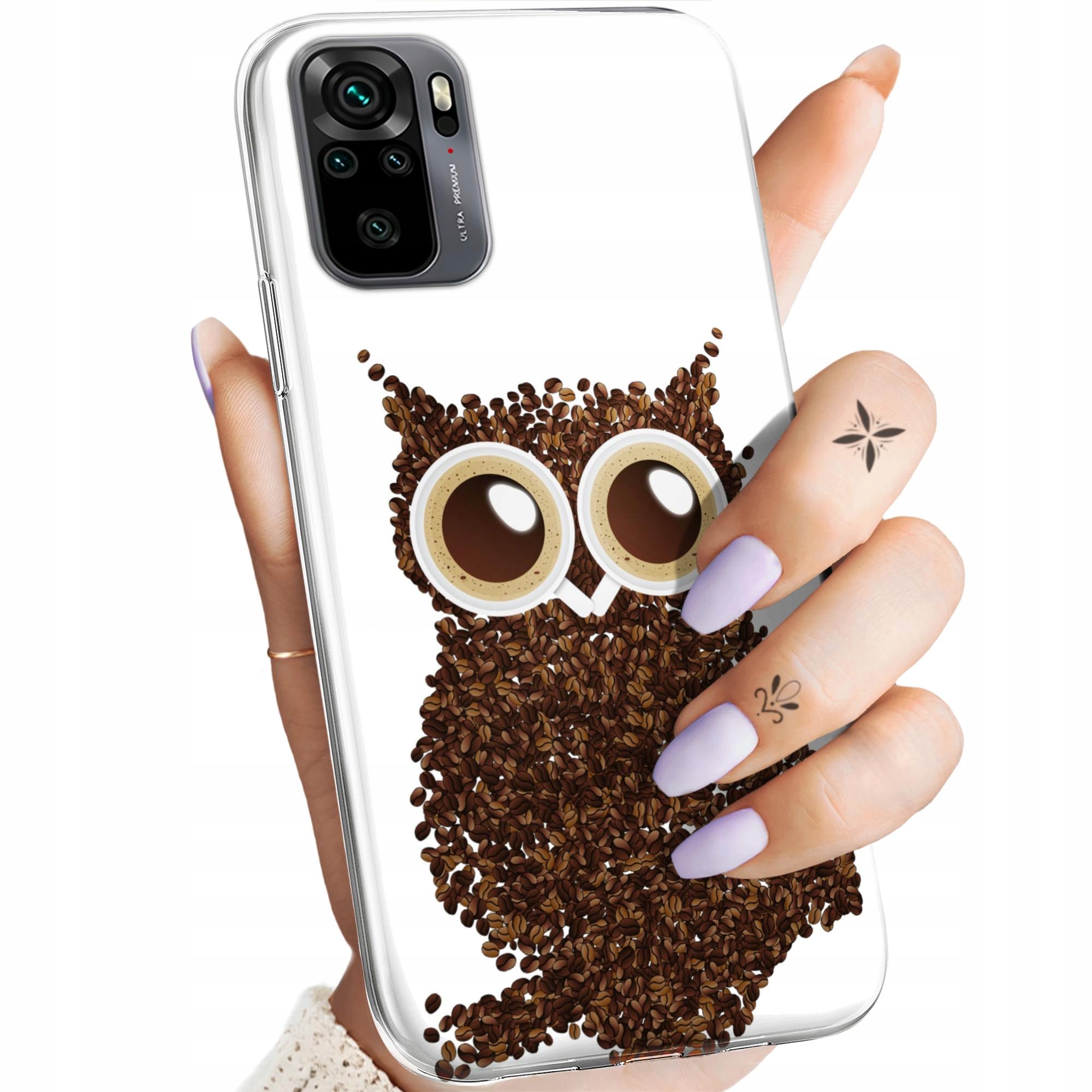 Etui Do Xiaomi Redmi Note 10 Kawa Coffe Kawusia Obudowa Pokrowiec