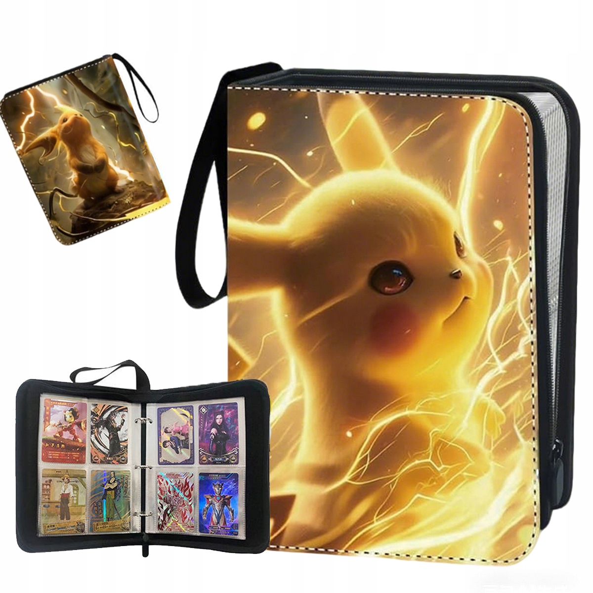 ZESZYT ALBUM KOLEKCJONERSKI KLASER NA 440 KART PIKACHU DUŻO WZORÓW