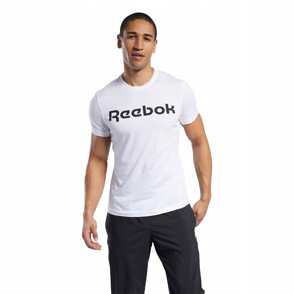 

Koszulka męska biała Reebok Linear Logo FP9163 L