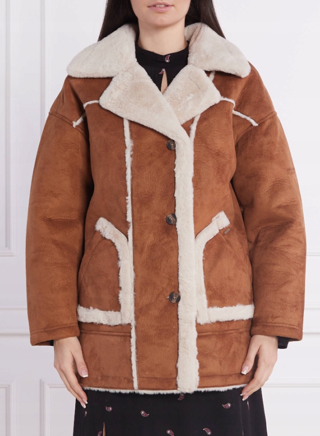 Pepe Jeans Hnědý Dámský Klasický Kožich L T4A