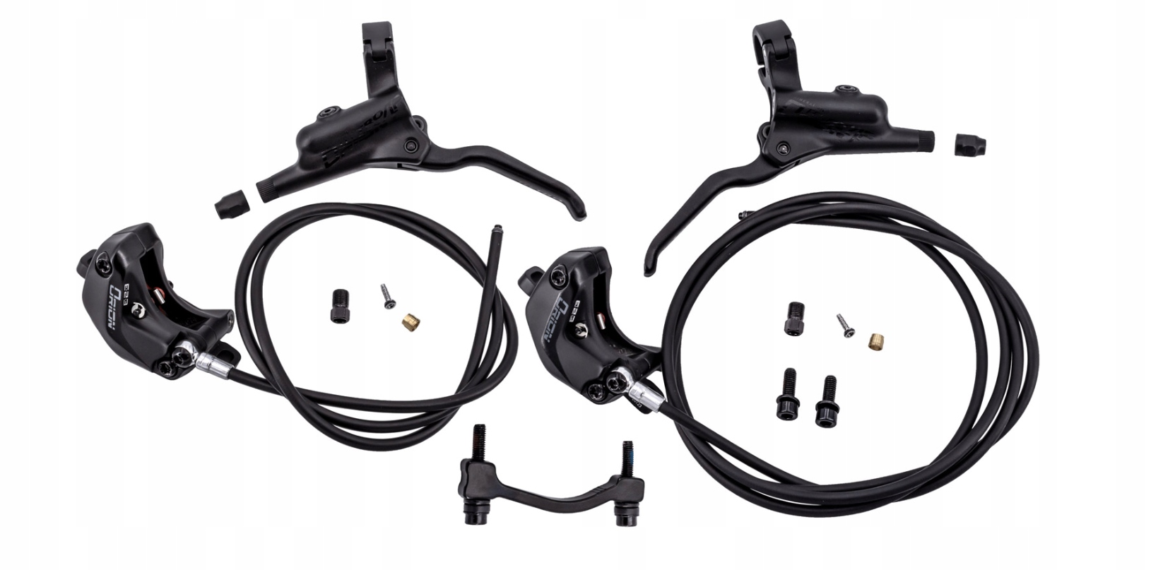 Hamulec hydrauliczny Tektro Orion 4+4P (4P) Komplet