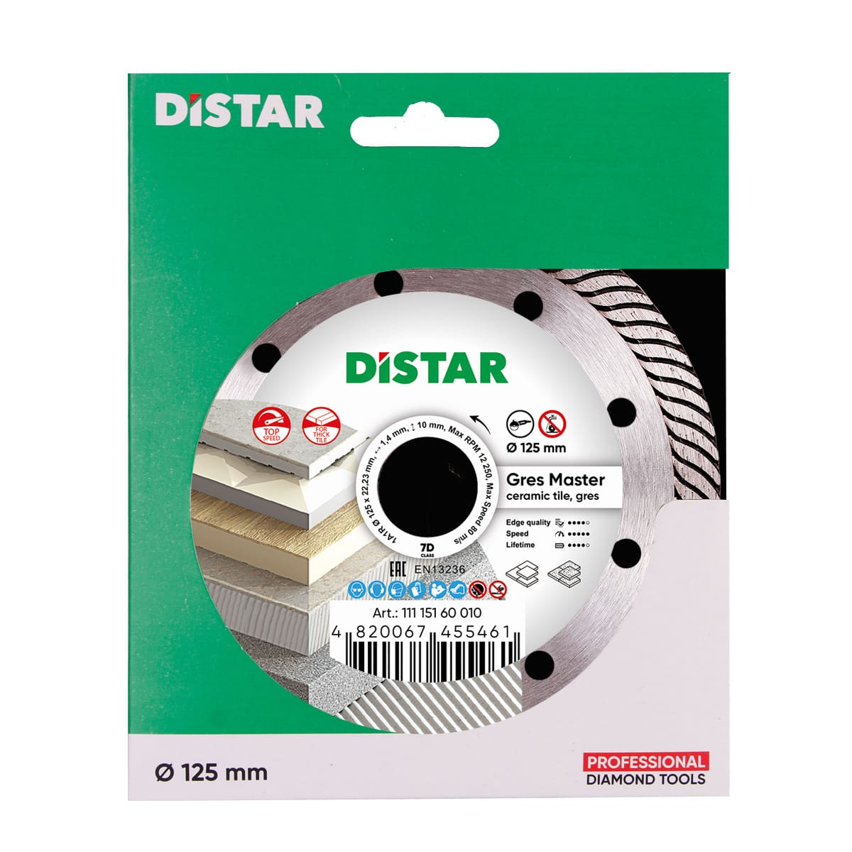 Kotouč Na Terasové Desky Distar Gres Master 125 mm
