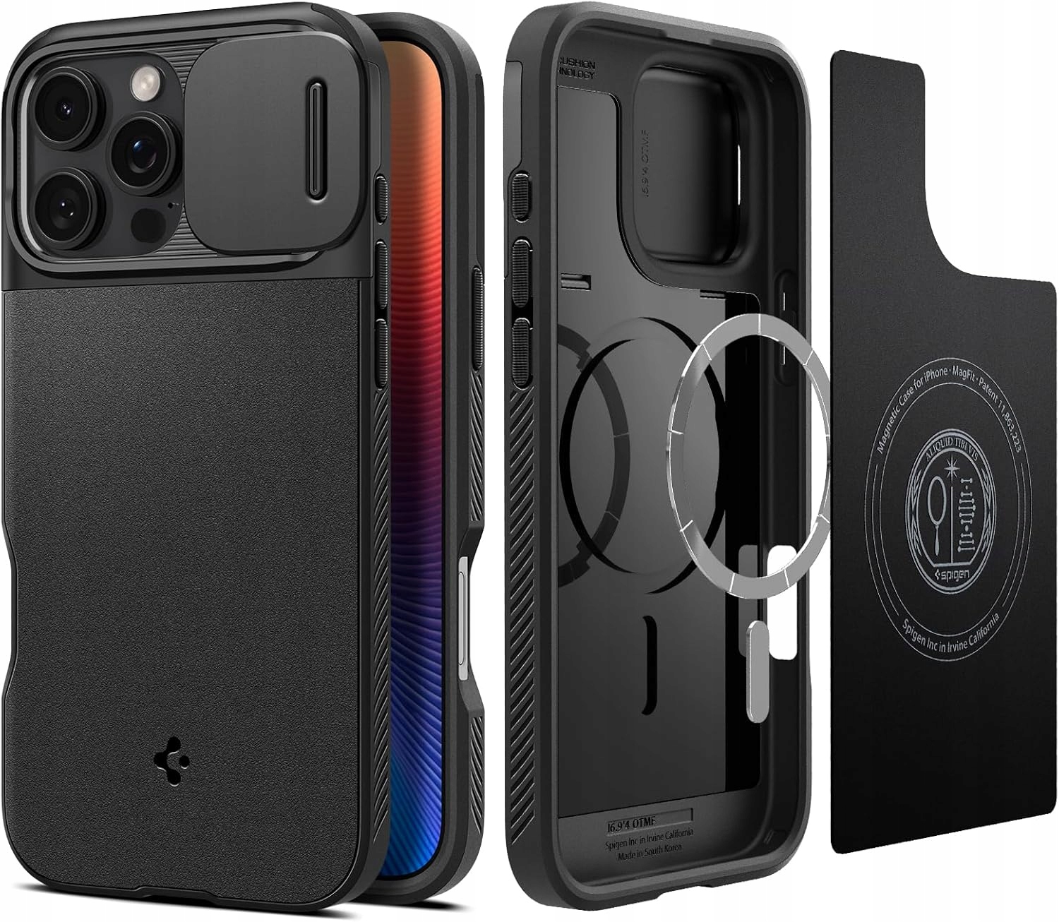 Pouzdro pro iPhone 17 Pro max Spigen Optik Armor pro MagSafe pouzdro a krytku fotoaparátu