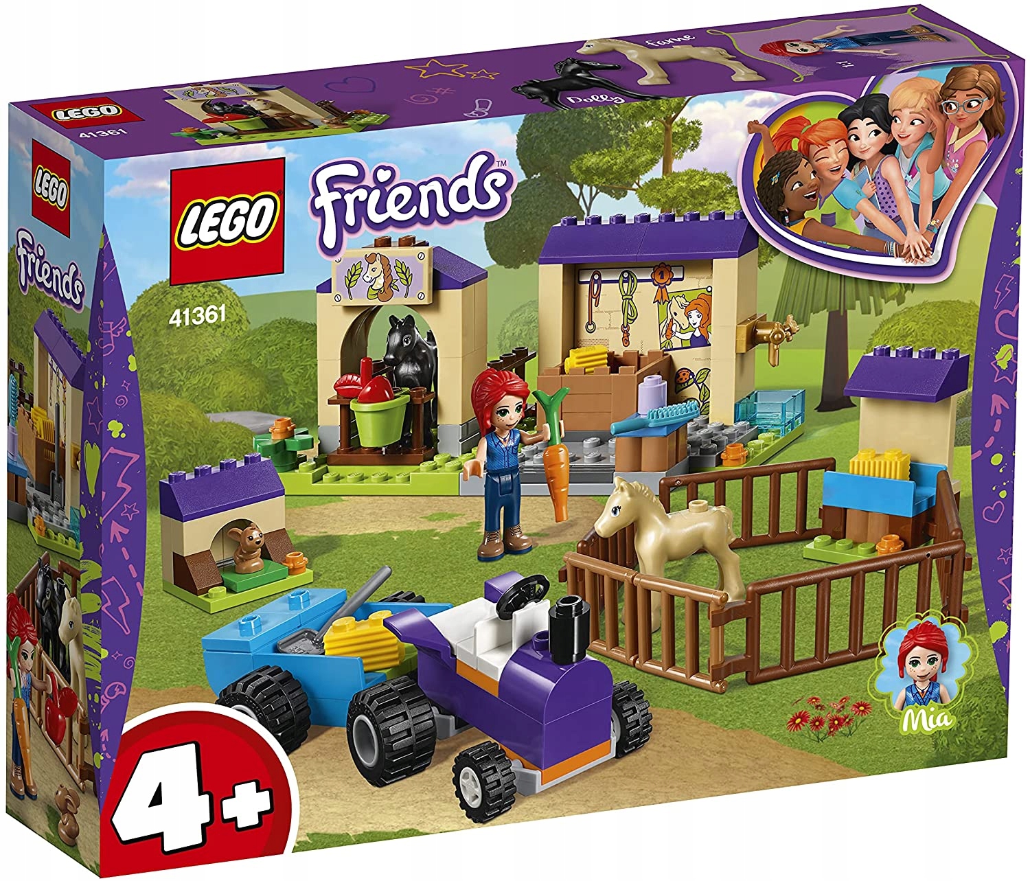 LEGO FRIENDS 41361 STAJNIA ZE ŹREBAKAMI