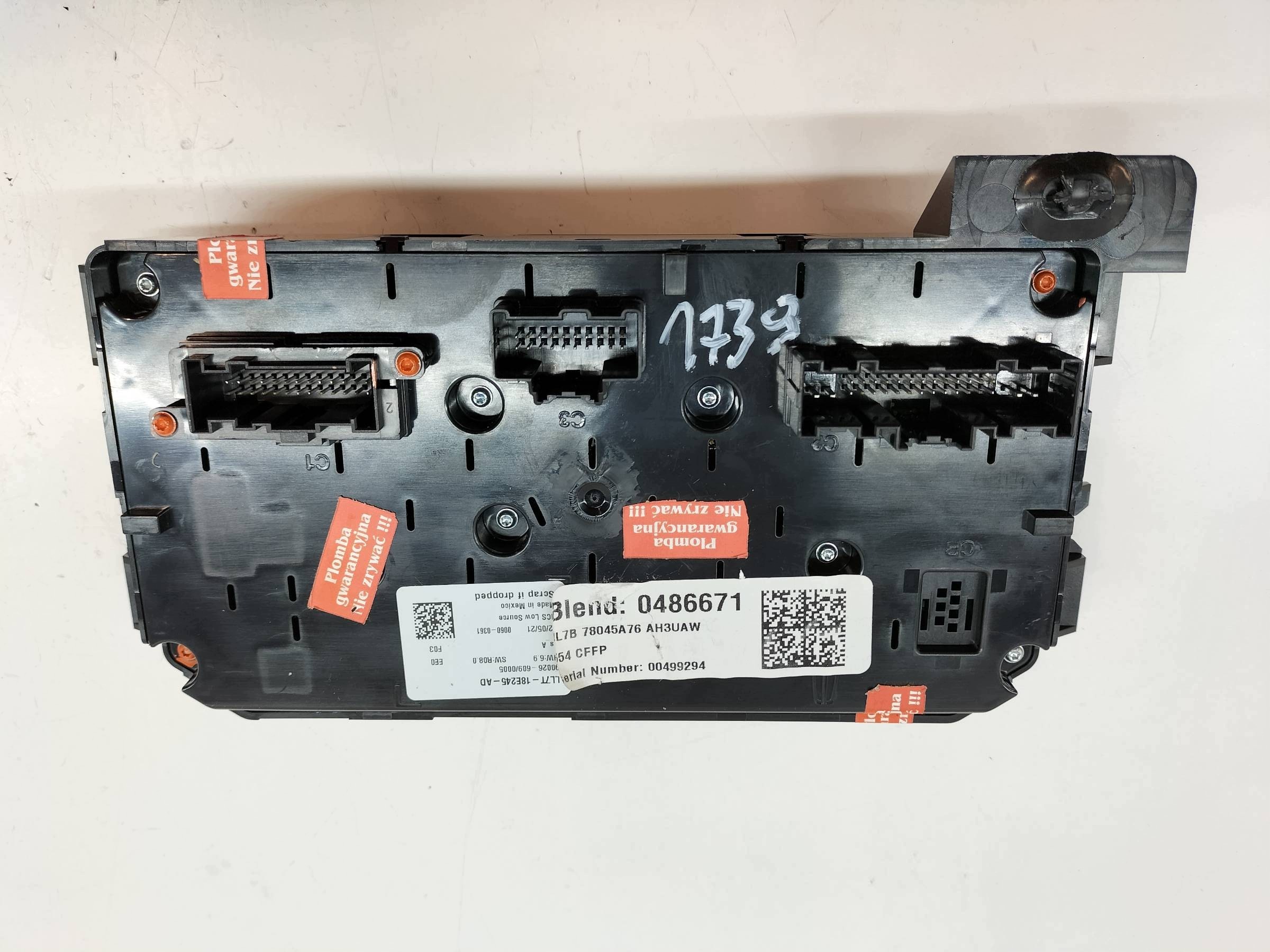 PANEL bocchette radio LL7T-18E245-AD Lincoln Navigator IV (2017-2024)