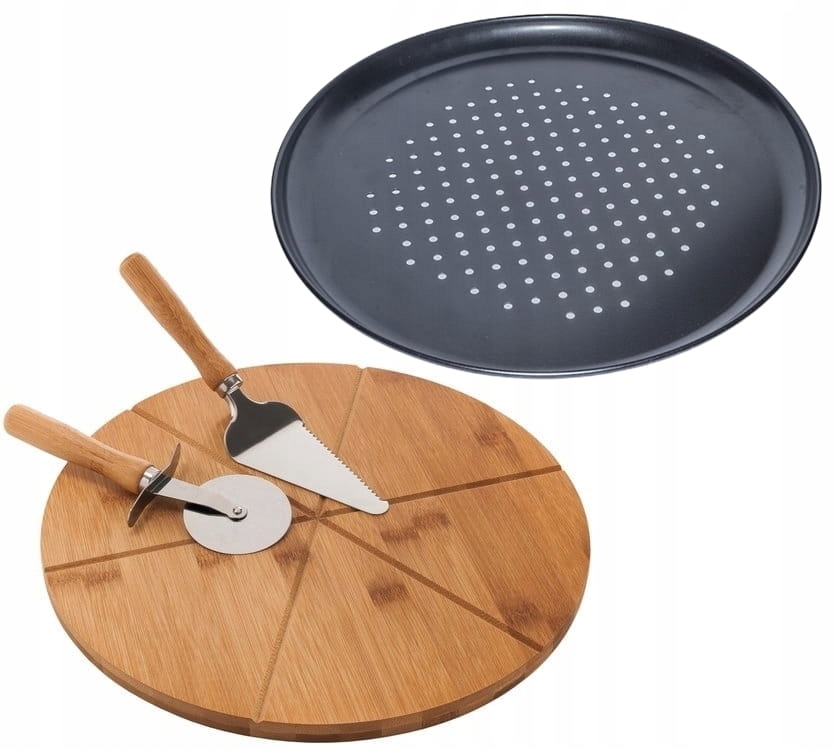 

Zestaw Do Pieczenia I Serwowania Pizzy 4 Elementy
