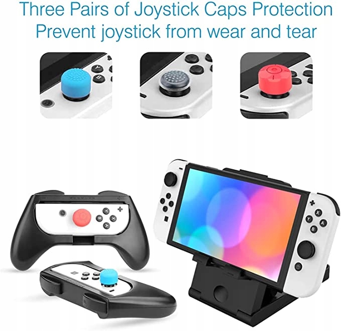 Etui do Nintendo Switch Zestaw 11Sztuk Akcesoriów