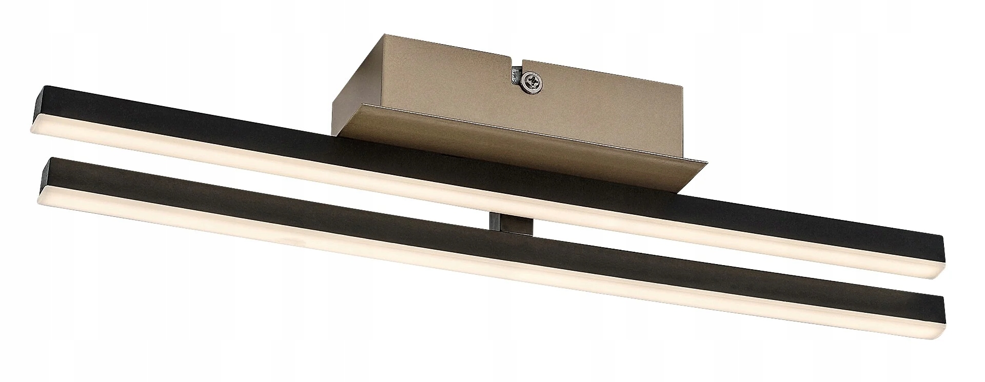 Moderná stropná Led lampa 16W čierna zlatá Demir Rabalux