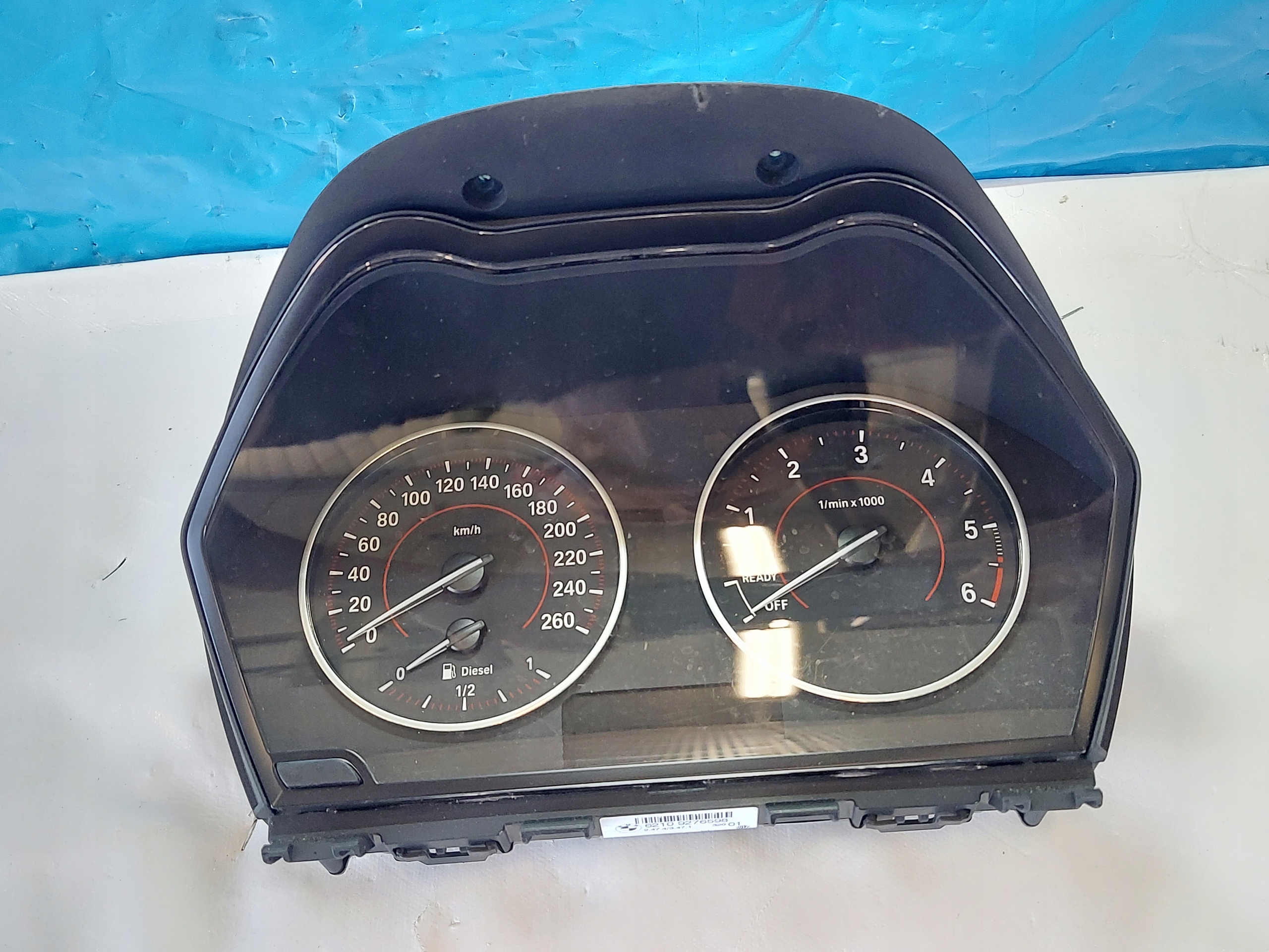 dials clock BMW 1 F20 2.0 TD 2011r 62109276598