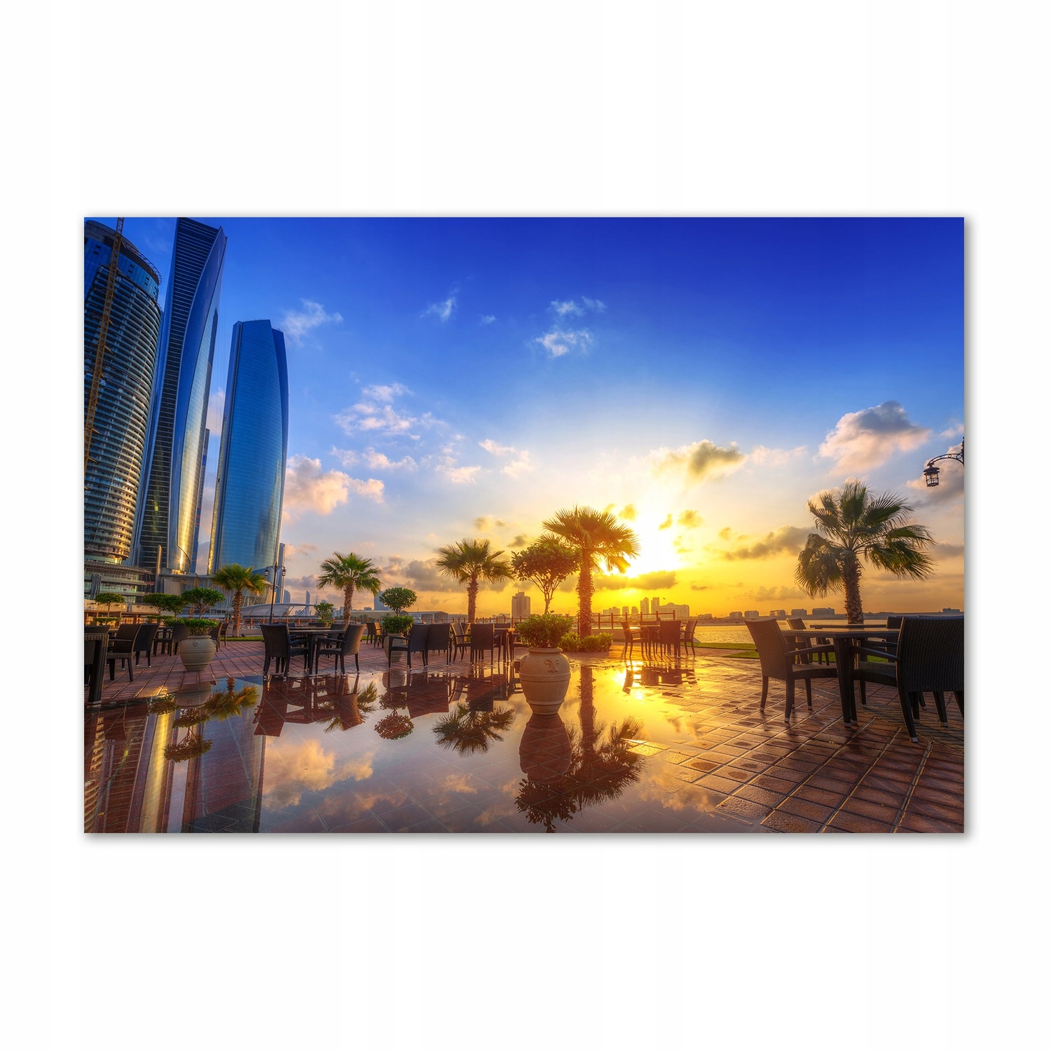 

Foto obraz szkło akryl Abu Zabi wschód 100x70cm