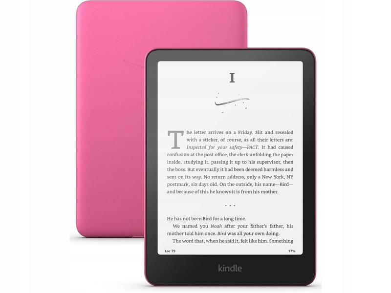 Czytnik e-booków AMAZON Kindle 7", Podświetlany ekran, Wi-Fi Różowy