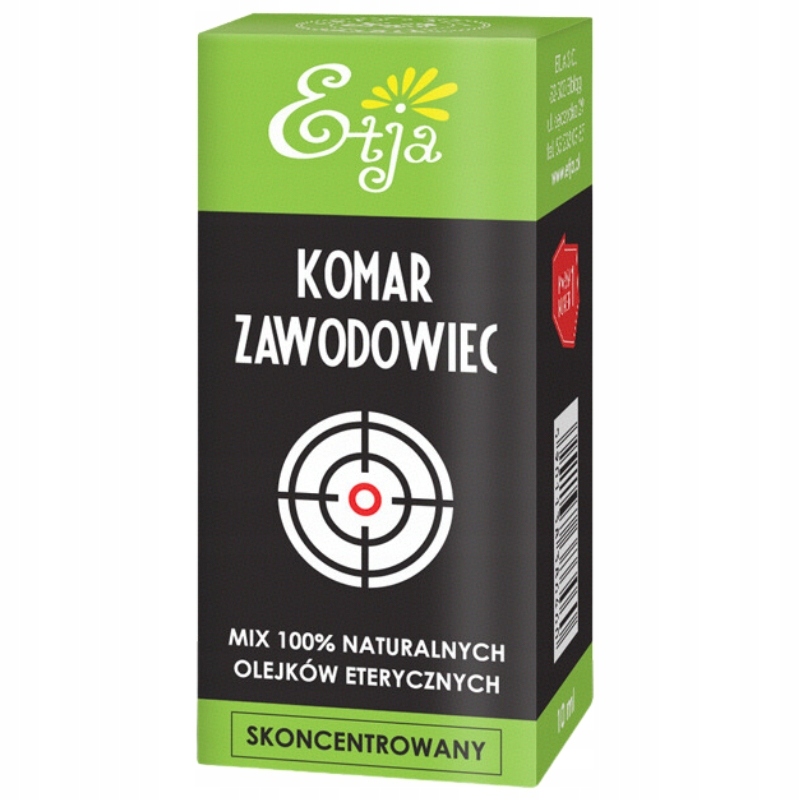 

Antykomar Olejek Odstrasza Skutecznie Etja 10ml