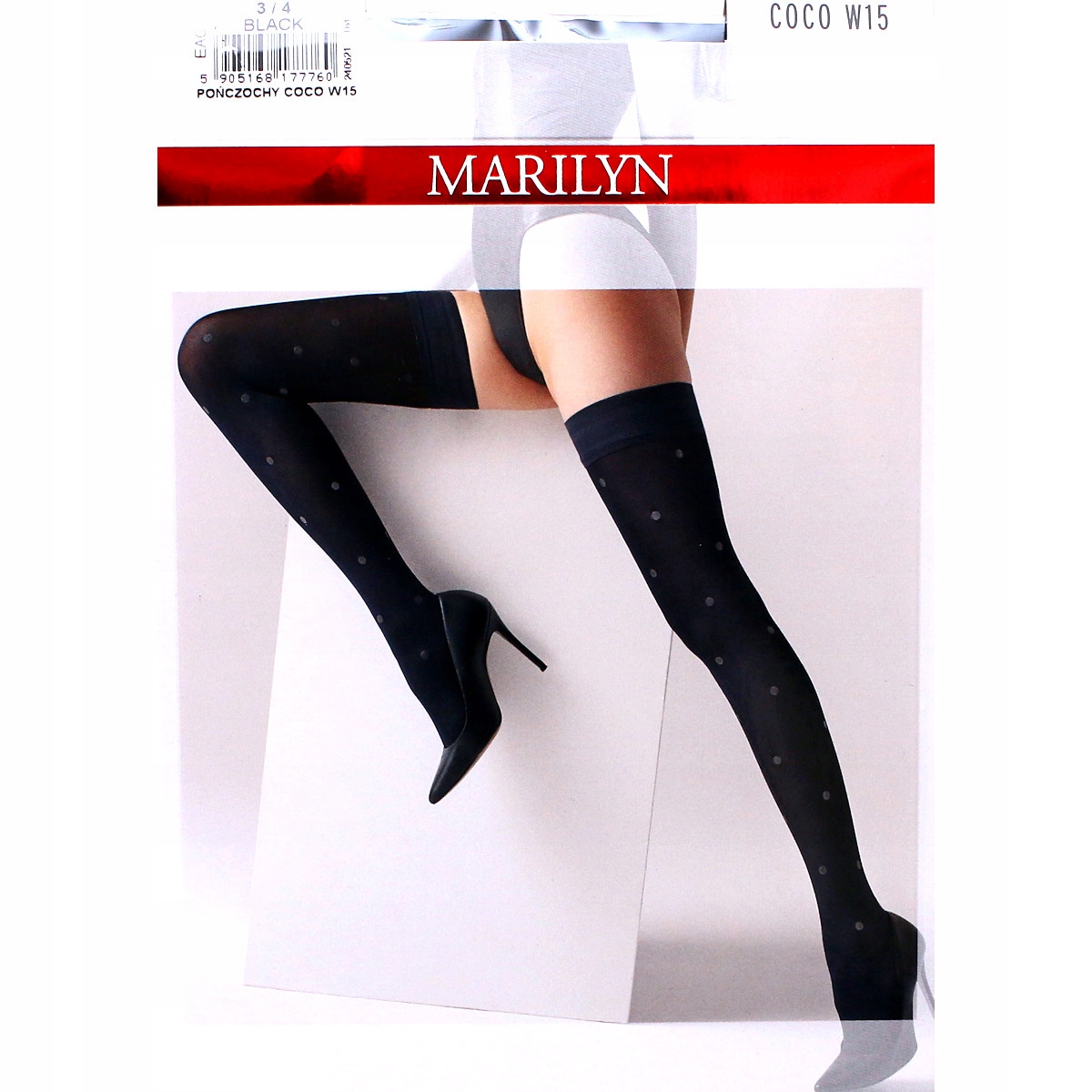

Marilyn Coco W15 R3/4 pończochy Kropki 40DEN