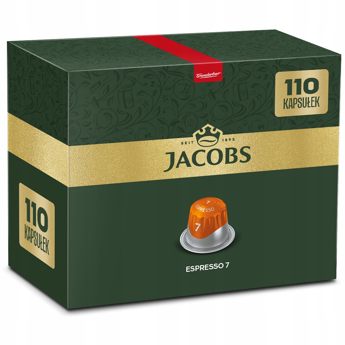 Kapsułki Jacobs Espresso 7 do Nespresso(r)* [110 kaw] 10+1 Gratis!
