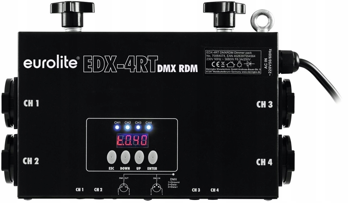 Sterownik dimmer DMX Eurolite EDX-4RT