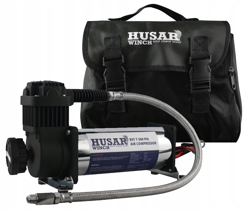Husar Winch Kompresor T 300 Psi 12V pro pneumatické odpružení Off-Road