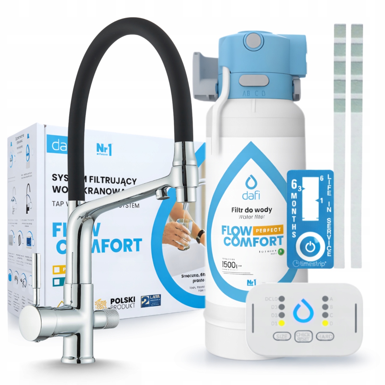Systém Úpravy Vody Dafi Flow Comfort D-1 A Třícestný Chromovaný Kohoutek