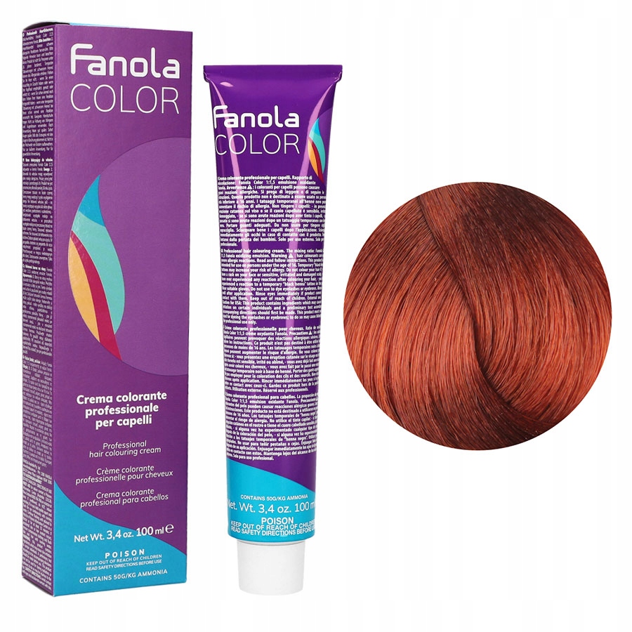 FANOLA 8.4 CREMA COLORE FARBA DO WŁOSÓW 100ML