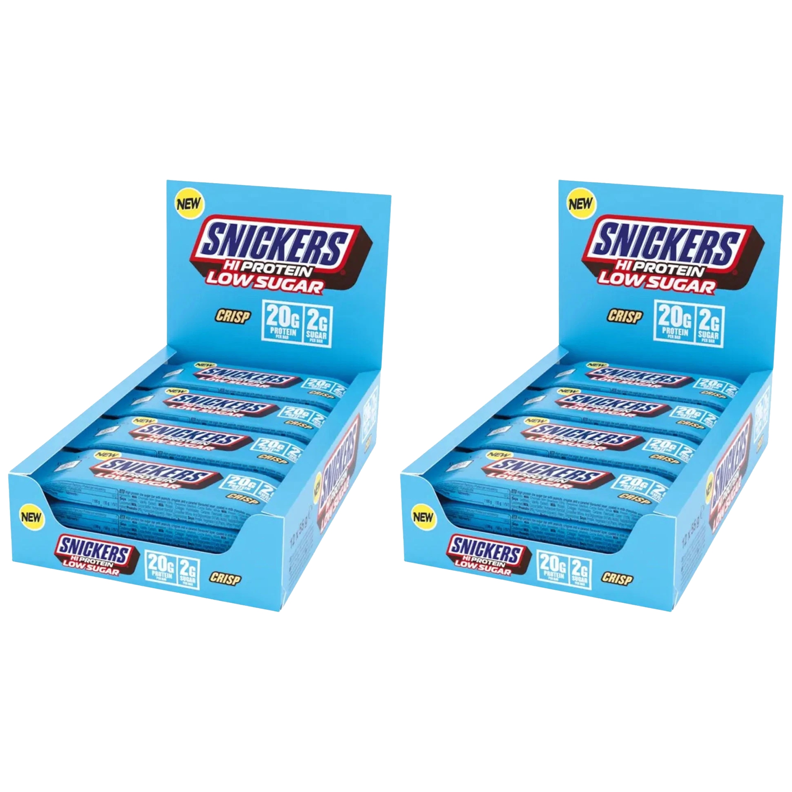 2x Proteinová Tyčinka HiProtein Low Sugar 12 ks Doplněk Stravy Snickers