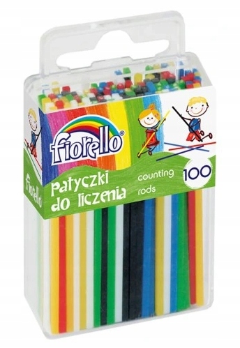 

Fiorello, Patyczki do nauki liczenia, 100 sztuk