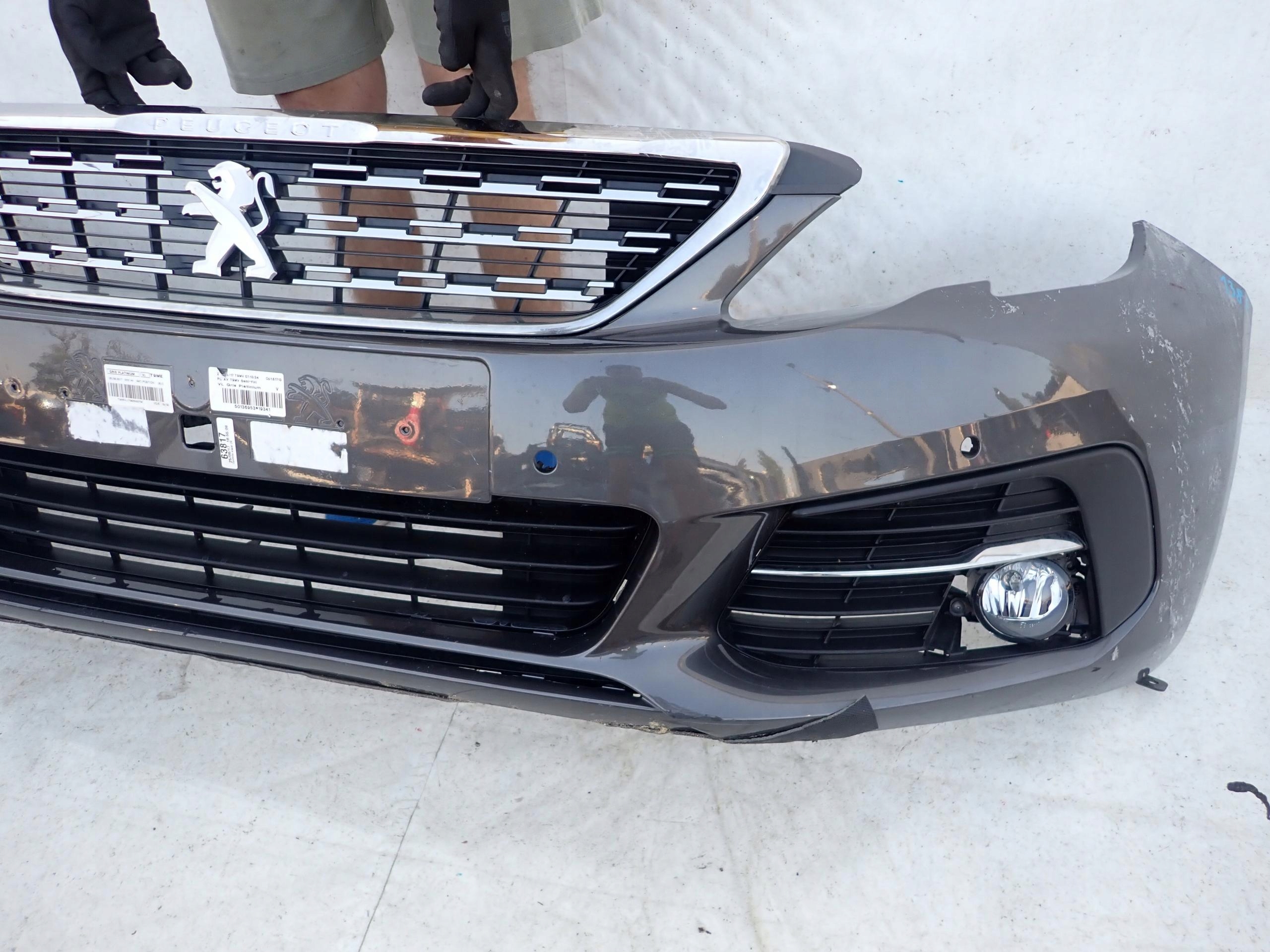 PEUGEOT 308 II LIFT 17- bumper front front 4PDC