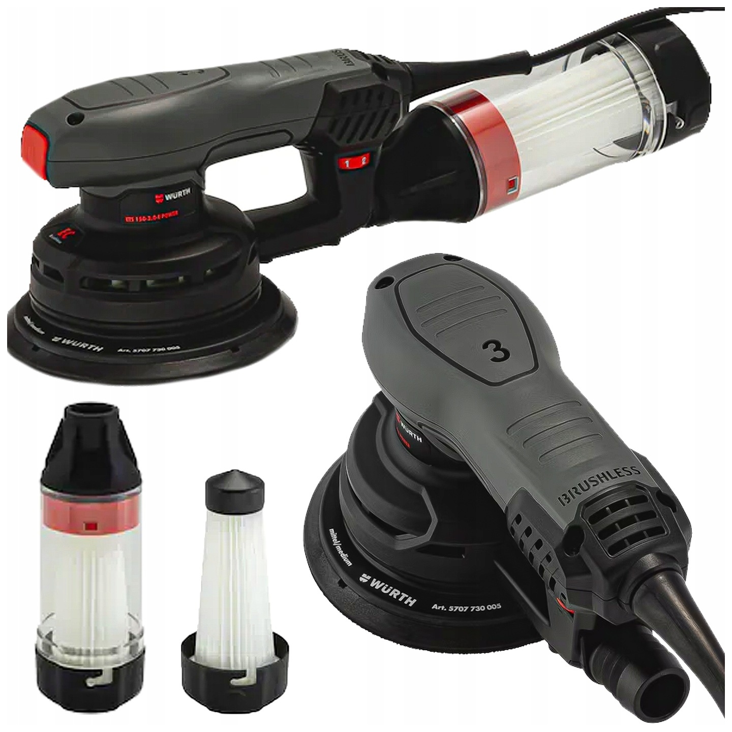 Excentrická Bruska Ets 150-3.0-E Power Wurth