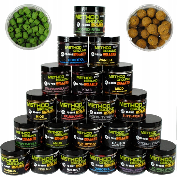 zestaw 10x Pellet 10x Kulki Proteinowe jaxon