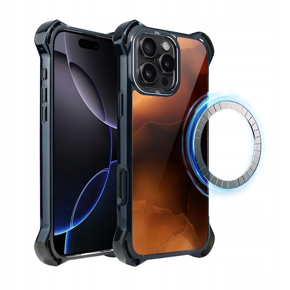Pouzdro pro iPhone 16 Pro Max Ibizu DropGuard Ultra s MagSafe, Mars Sunset