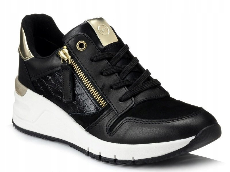

Sneakersy damskie na koturnie Tamaris 1-23702 39