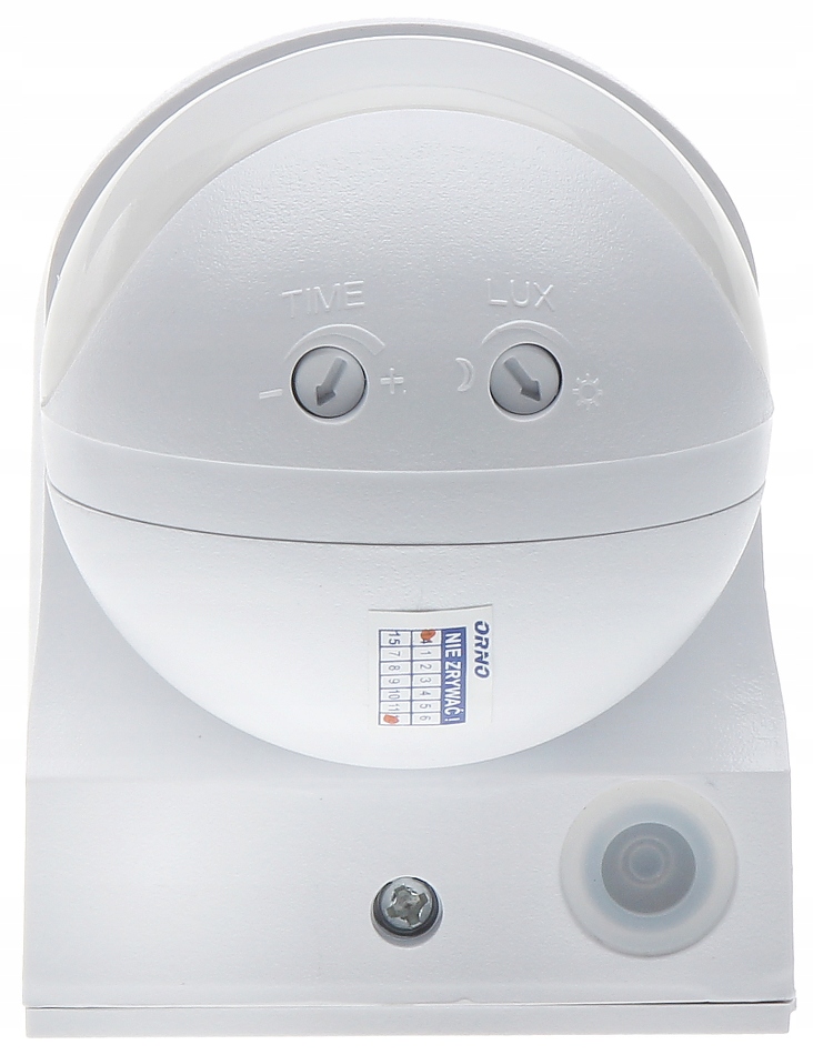 CZUJNIK RUCHU PIR 230V 180 STOPNI DO LAMPY Typ czujnik