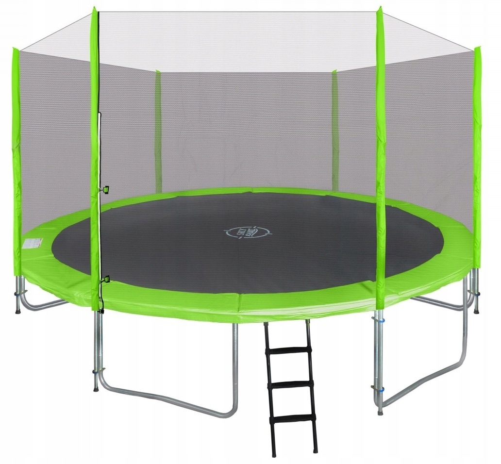Zewnętrzna SIATKA DO TRAMPOLINY 12FT 366cm 6 Słupków Pól TRAMPOLINĘ Marka Skyramiz