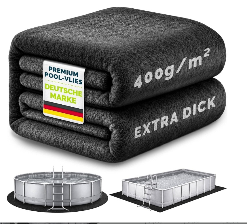 Podložka pod bazén tillvexPremium 520 x 275 cm Geotextília 400 g/m²