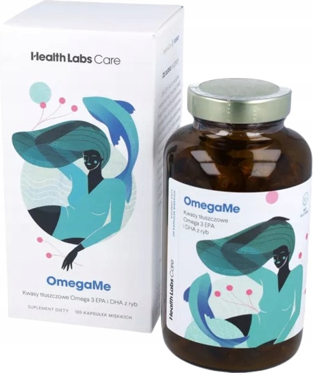 HealthLabs OmegaMe 120kaps. Epa Dha Kwasy tłuszczowe