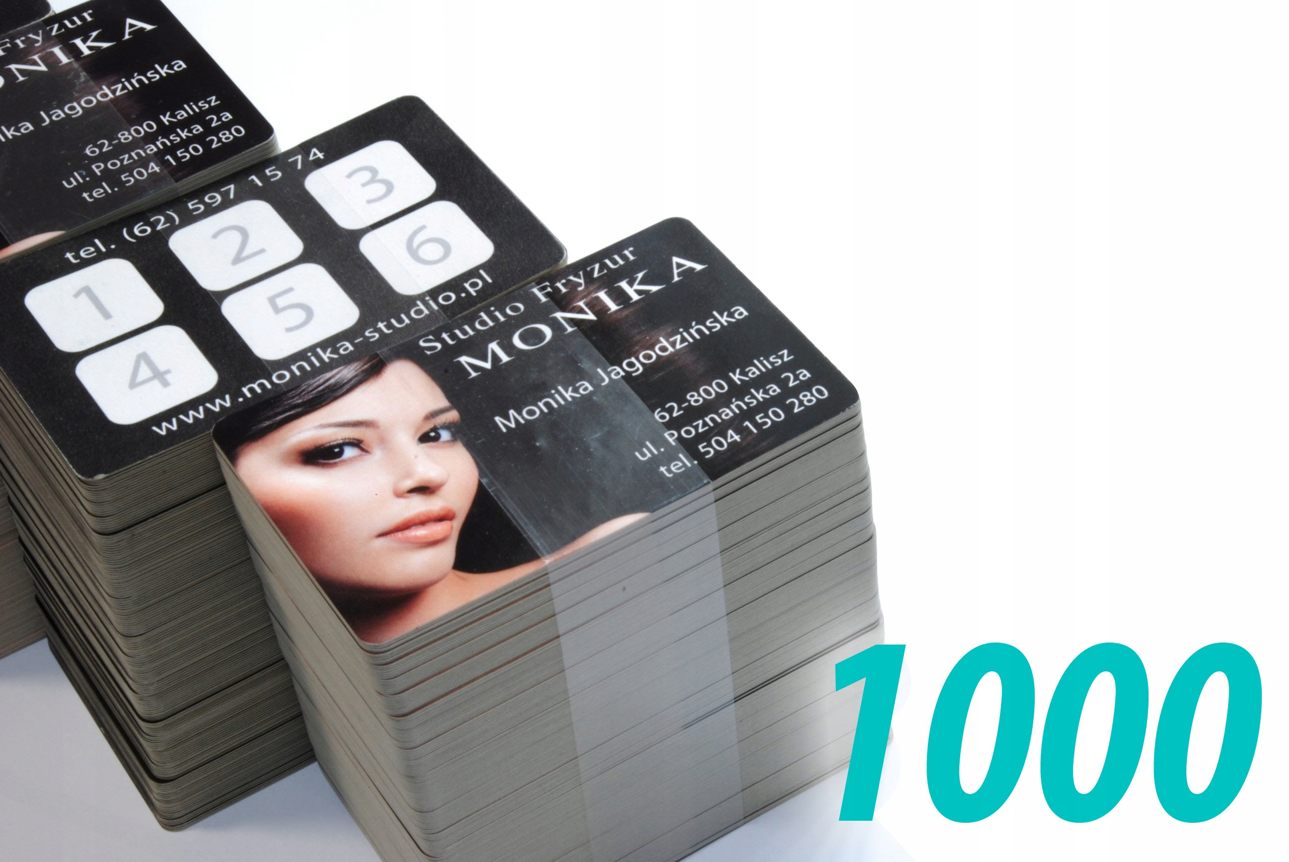 Karty rabatowe karnety stałego klienta 1000 szt.