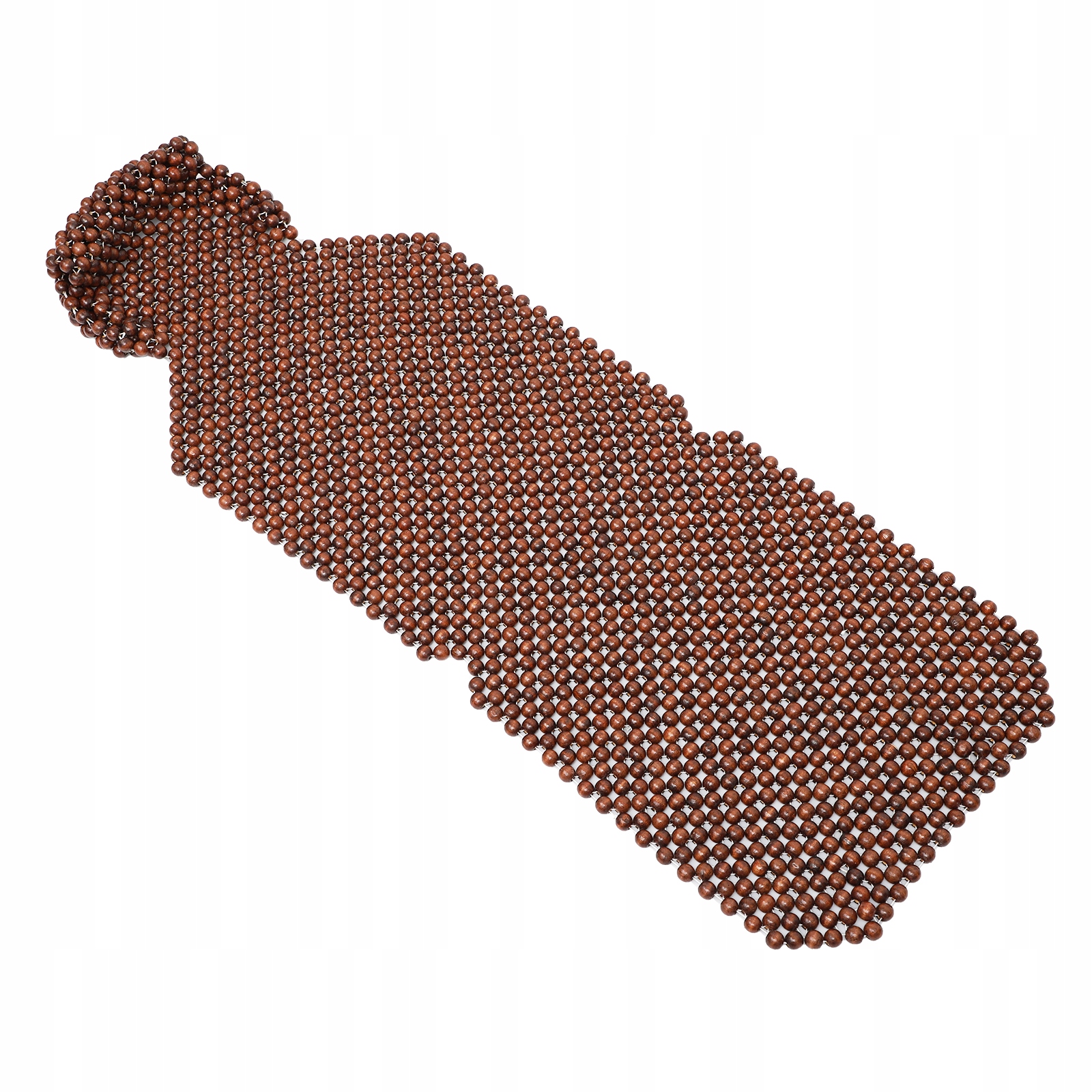 PODUSZKA Z DREWNIANYCH KORALIKÓW POKRYCIE SIEDZENIA PODKŁADKA