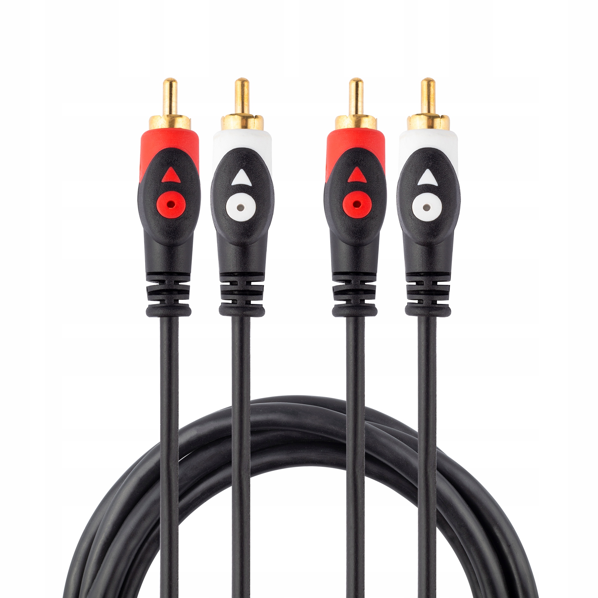 

Kabel Przewód 2xRCA Chinch Pozłacane Wtyki 5m