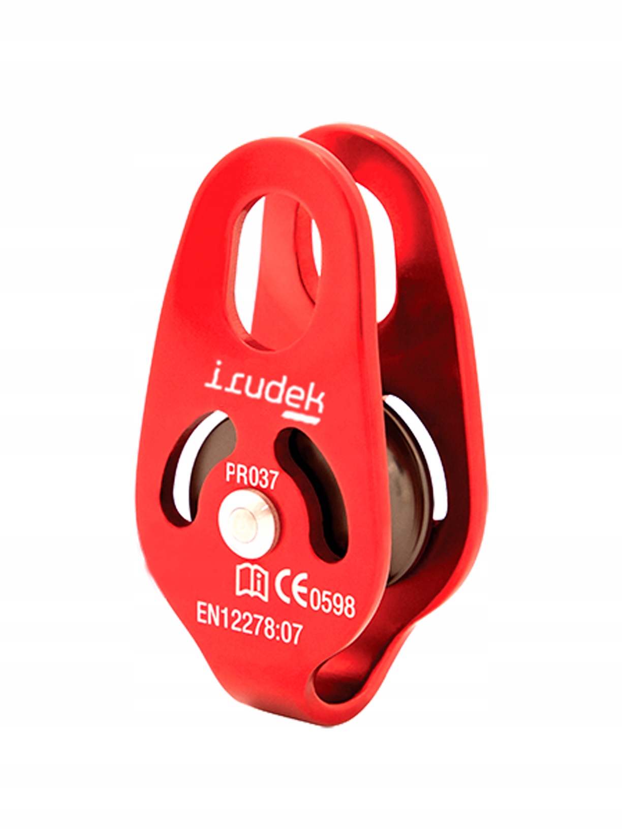 Bloczek alpinistyczny z łożyskiem mosiężnym Irudek PRO37 lina 13mm 28kN