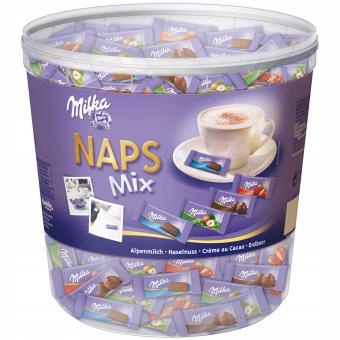 Milka Czekoladki Mini Naps Mix 207 Sztuk