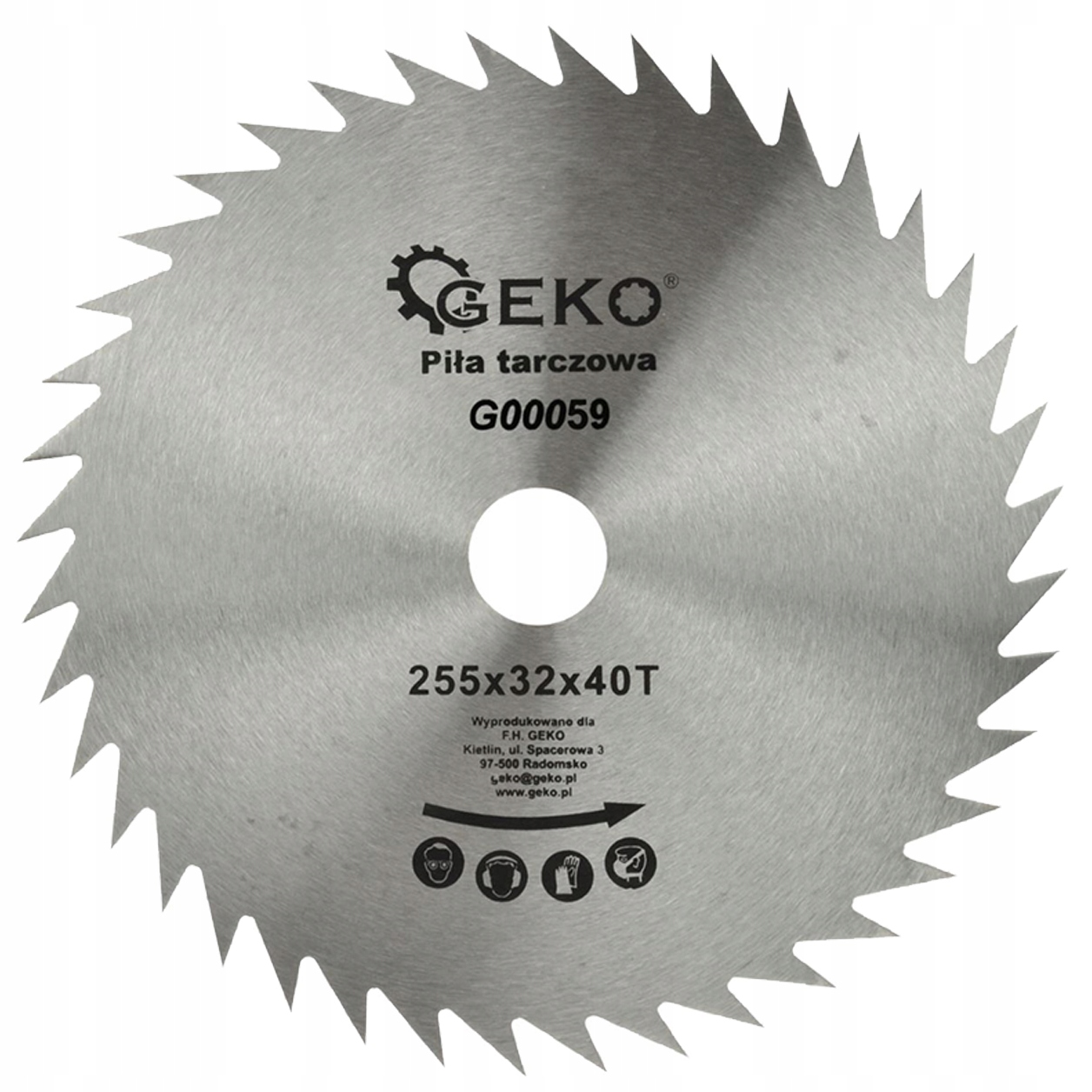 

Tarcza Tnąca Do Drewna Piła 250x32 40T Bez Widii
