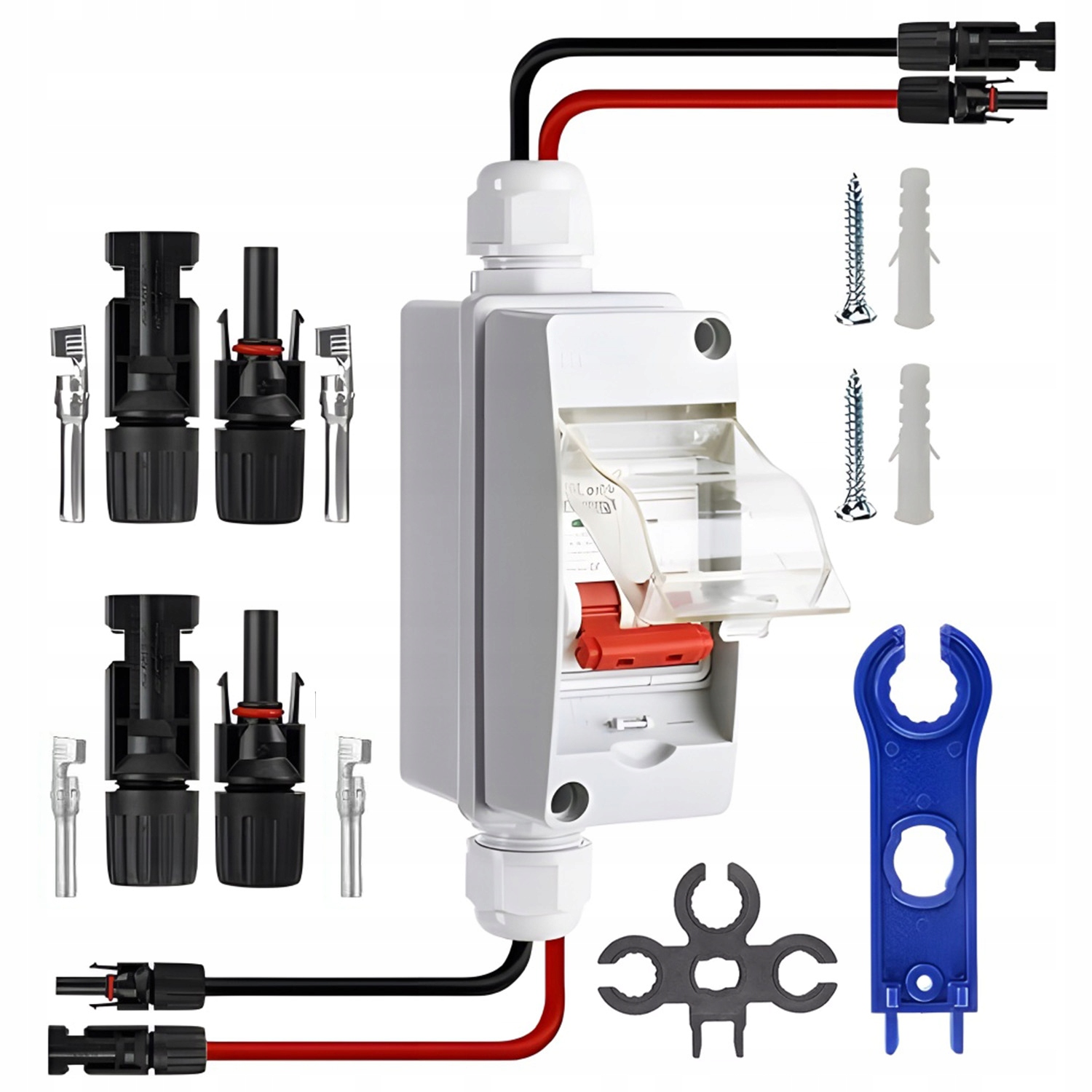 500V Przełącznik Panelu Słonecznego Odłącznik Pv DC Skrzynka Łączeniowa 32A