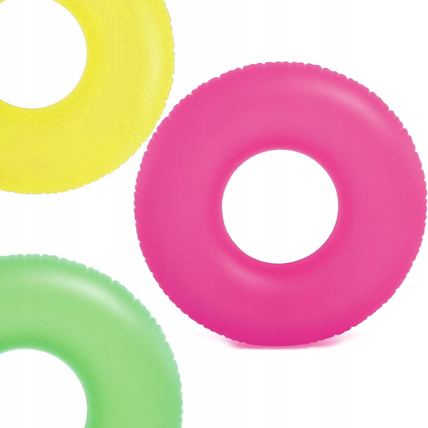 NEONOWE KOŁO DO PŁYWANIA INTEX 91CM KOLORY 59262 Marka Intex