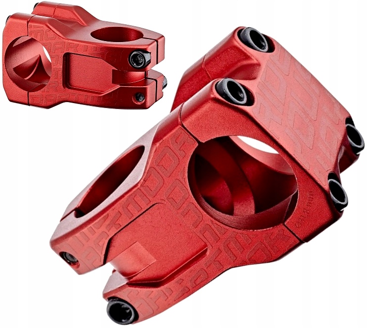 Držák řídítek můstku Dartmoor Fury V.3 45 mm/31,8 mm červený eloxovaný