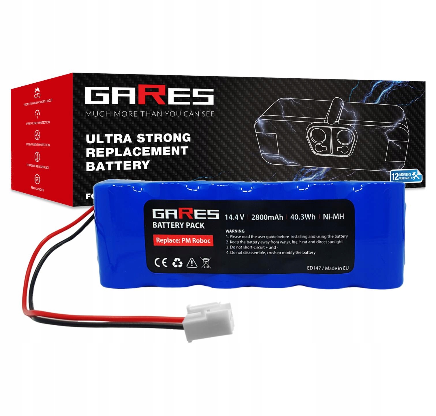 Baterie Akumulátor pro Powermed Robocop 14,4V 2,8Ah