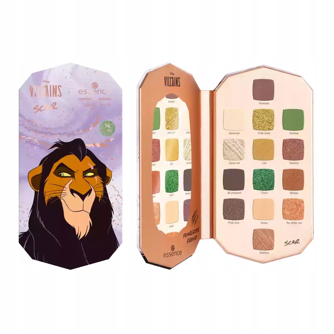Disney Villains Paleta Cieni Do Powiek 03 Scar