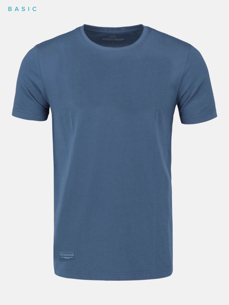 

Gładka Koszulka Męska Volcano T-basic, XL