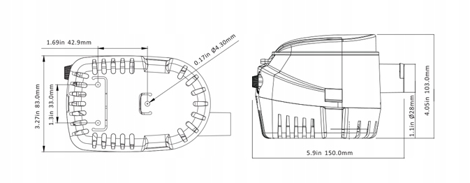 46L/MIN W PEŁNI AUTOMATYCZNA POMPA DO WODY ZĘZOWA Model Automatyczny 750GPH