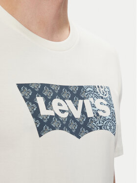 levi s Męskie T-Shirt LEVI'S-22491-1811 Tans Écru