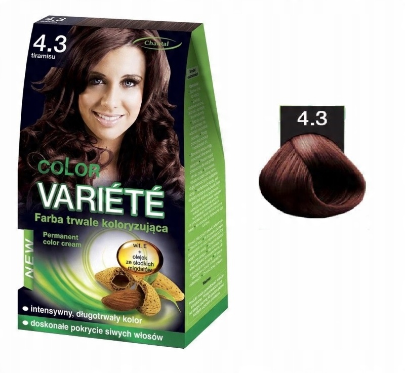 

Chantal Variete farba 4.3 Tiramisu 50g